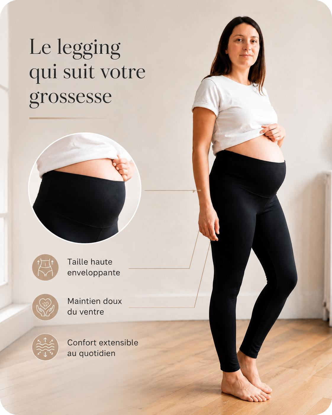 BelleRonde™ - Leggings de maternité