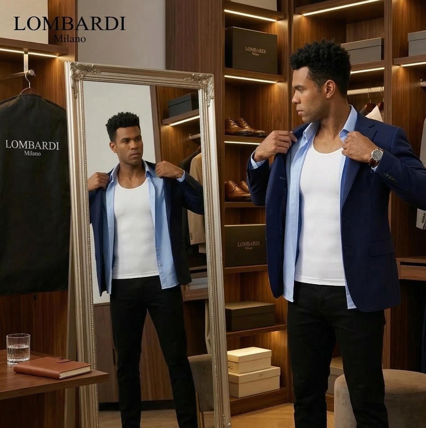 LOMBARDI Milano™ – Le Débardeur Sculptant Haute Performance | Posture & Silhouette en V - Lombardi